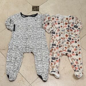 2 magnetic Me Onesies